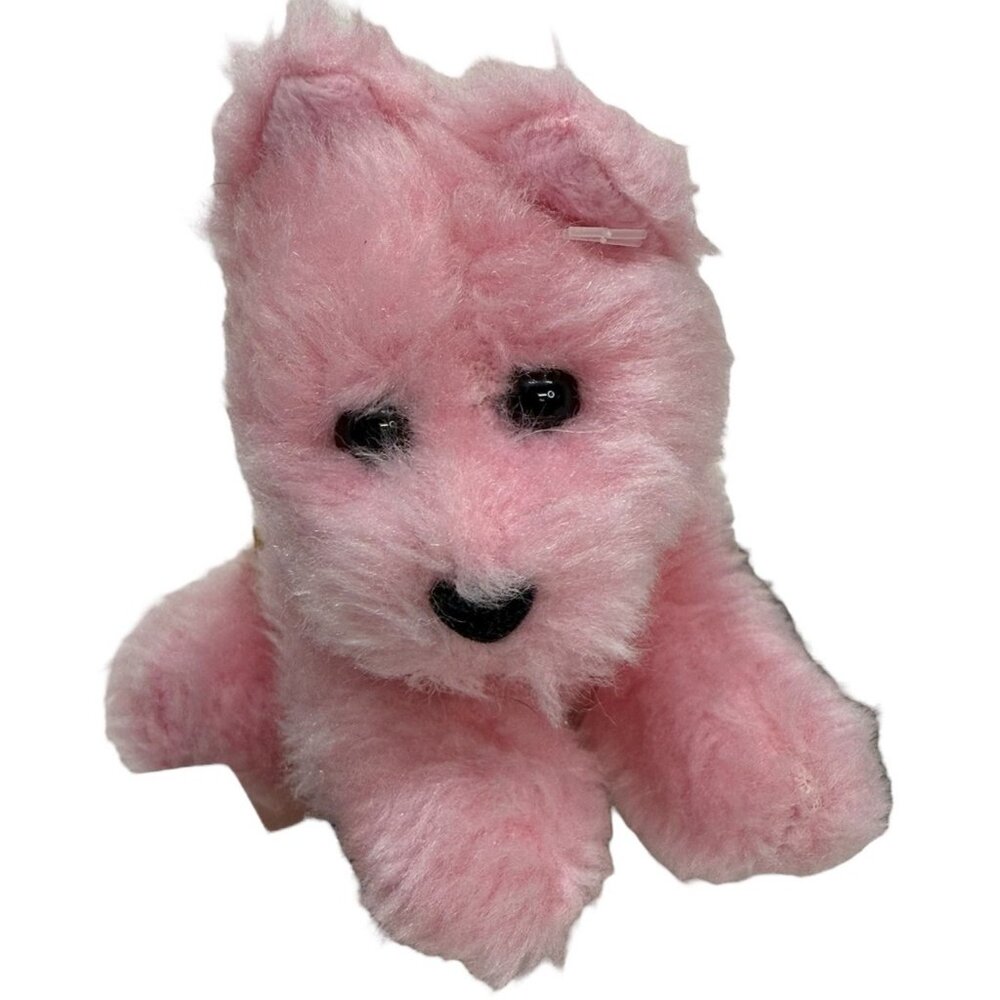 VHTF Build A Bear Pink Darling Doggy MINI 6" Plush Lil Kennel Pals 2010 Magnetic